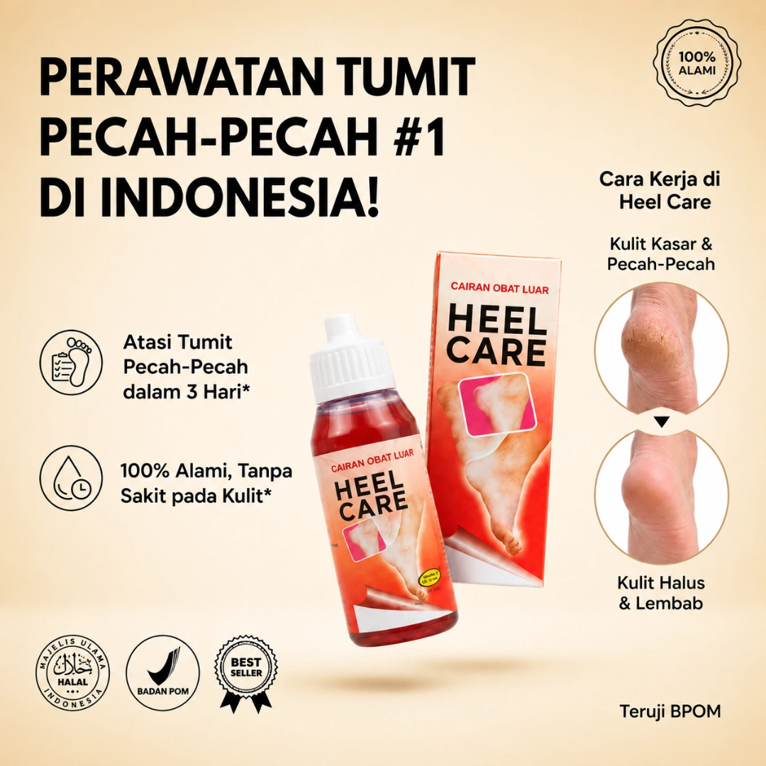 Solusi Heel Care untuk tumit pecah-pecah
