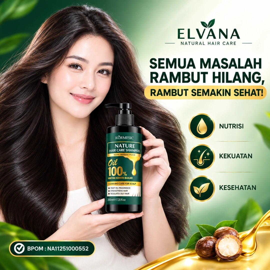 Shampoo Kemiri Bakar