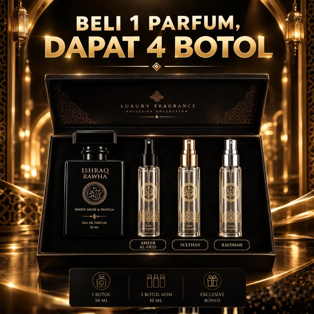 Parfum Ishraq Rawha tampak lain